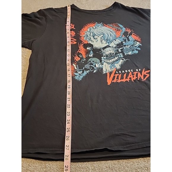 My Hero Academia League Of Villains Funimation Japan Men's Black T-Shirt Size XL - Picture 6 of 7